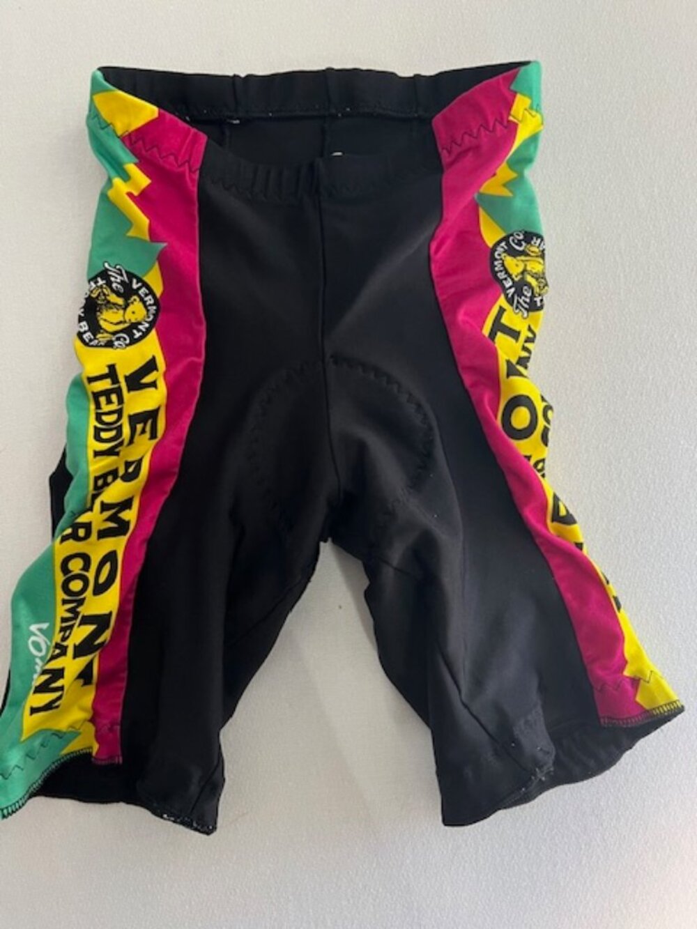 VERMARC Vibrant‎ cycling shorts Vermont Teddy Bear Company branding VINTAGE Med